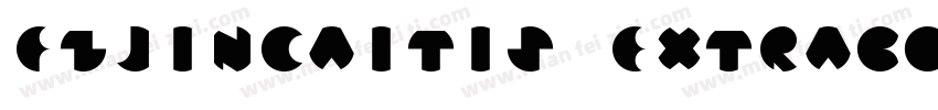 FZJinCaiTiS ExtraBold字体转换